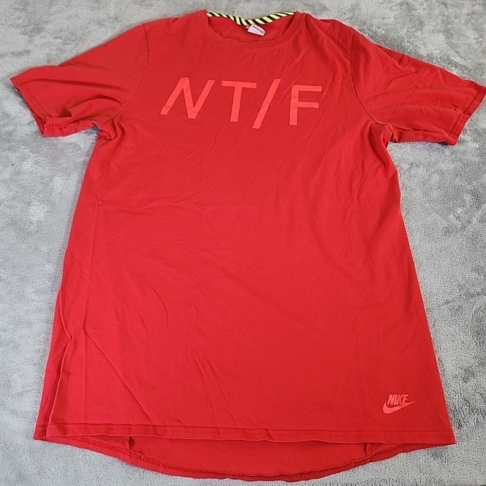 Nike Shirt Mens‎ Large Red Dri Fit Track And Field  Athletic Sportswear Running